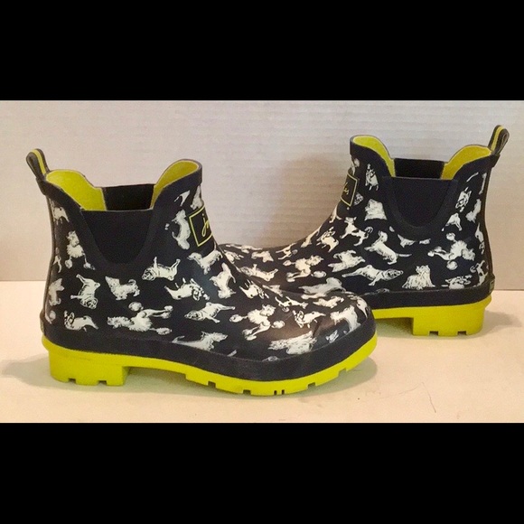 Joules Shoes Wellibob Rain Garden Booties Dog Walking Poshmark